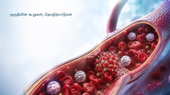 Blood Components, Blood Functions and Blood Clotting Mechanism explained in Tamil